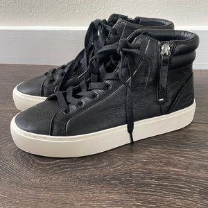 NWOT leather UGG high top sneakers size 8